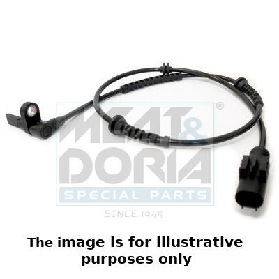 Devējs, Riteņu griešanās ātrums MEAT & DORIA 90041E MEAT & DORIA 90041E: ABS devējs Alfa Romeo MITO 2025