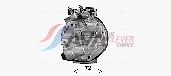 AVA COOLING SYSTEMS AC-kompressor AUAK341 AVA COOLING SYSTEMS AUAK341 AC-kompressor XJ Sedan (X351) original