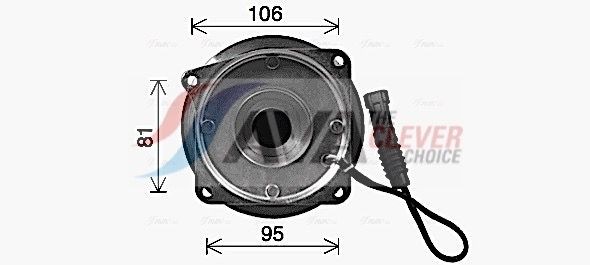AVA COOLING SYSTEMS Koppeling, radiateurventilator IVC157 BMW 3-serie Ventilator koppeling AVA COOLING SYSTEMS IVC157