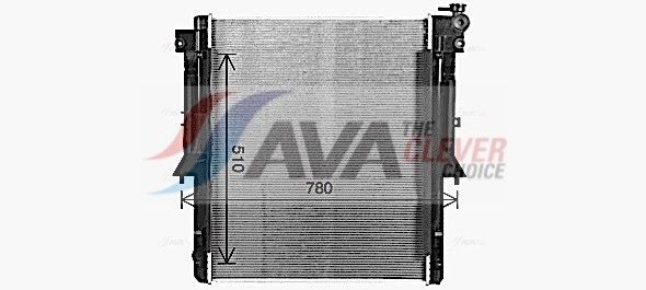 AVA COOLING SYSTEMS Ψυγείο, ψύξη κινητήρα MT2281 MT2281 Ψυγειο νερου FIAT BARCHETTA AVA COOLING SYSTEMS