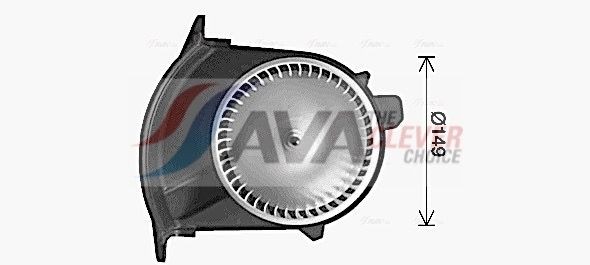 AVA COOLING SYSTEMS Μοτέρ, βεντιλατέρ, κουτί των εγκεφάλων RT8655 RT8655 Εξαρτήματα για το βεντιλατέρ MERCEDES-BENZ VIANO AVA COOLING SYSTEMS
