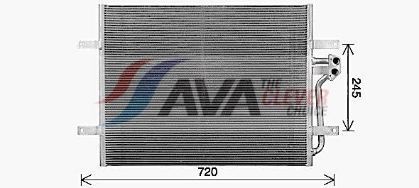 AVA COOLING SYSTEMS Lauhdutin, ilmastointilaite VN5418 AVA COOLING SYSTEMS VN5418 TGE UY ilmastoinnin lauhdutin hinta