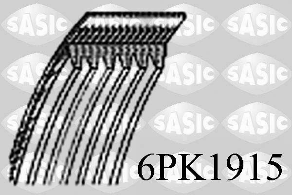SASIC Multiriem 6PK1915 Poly-V-snaar SASIC TRANSIT 6PK1915 goedkoop