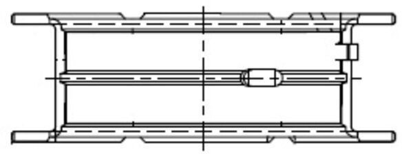 MAHLE Hoofdlager 001 FL 21834 025 001 FL 21834 025 Krukaslagers MAHLE MERCEDES-BENZ CLK