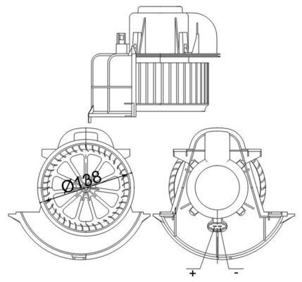 MAHLE Βεντιλατέρ εσωτερικού χώρου AB 113 000S MAHLE AB 113 000S Μοτέρ καλοριφέρ BMW E3 κόστος