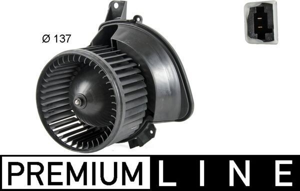 Vnútorný ventilátor MAHLE AB 213 000P MAHLE AB 213 000P: Ventilátor kúrenia Alfa Romeo MITO 2008