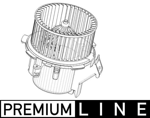 MAHLE Interieurventilatie AB 41 000P Opel COMBO Kachelmotor MAHLE AB 41 000P