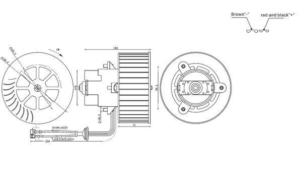 MAHLE Interieurventilatie AB 6 000S AB 6 000S Kachelmotor OPEL COMBO MAHLE