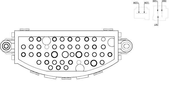 MAHLE Regulator, kabineventilator ABR 22 000S ABR 22 000S MAHLE Varmemodstand Toyota billig