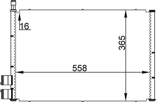 MAHLE Condensador, ar condicionado AC 298 000S AC 298 000S Condensador de ar condicionado MAZDA 929 MAHLE