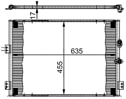 MAHLE Kondensor, klimatanläggning AC 382 000S AC 382 000S MAHLE kondensor TOYOTA RAV 4