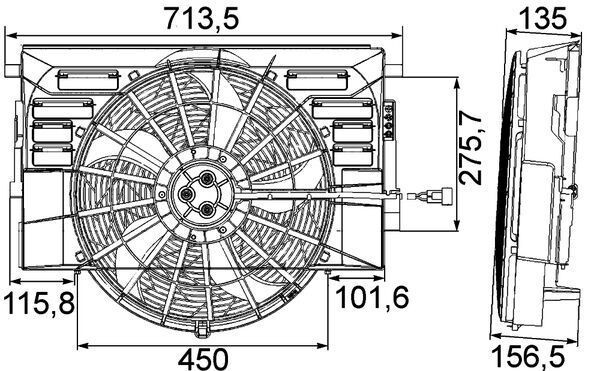 MAHLE Condensor voor airco AC 397 000P MAHLE AC397000P Airco-radiateur Hyundai Accent LC prijs