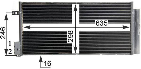 MAHLE Συμπυκνωτής, σύστ. κλιματισμού AC 505 001S MAHLE AC505001S Συμπυκνωτής Corsa Mk5 (F) τιμες