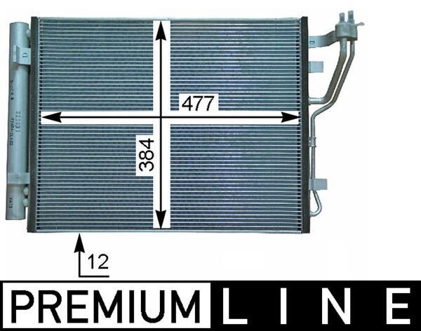 MAHLE Kondensor, klimatanläggning AC 709 000P AC 709 000P MAHLE ac-kondensor KIA EV6