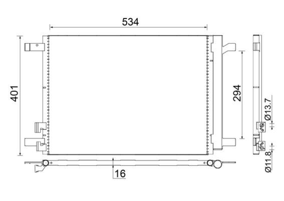 MAHLE Συμπυκνωτής, σύστ. κλιματισμού AC 772 000S MAHLE AC 772 000S Συμπυκνωτής RENAULT GRAND SCÉNIC κόστος