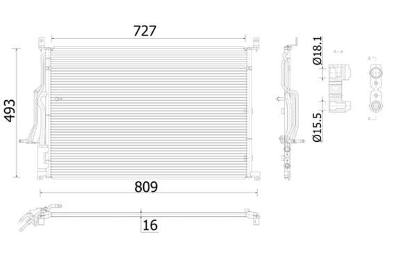 MAHLE Condensatore climatizzatore AC 908 000S AC 908 000S costo Radiatore aria condizionata AUDI A3 MAHLE