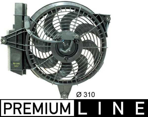 MAHLE Ventilator, condensor, airconditioning ACF 13 000P ACF 13 000P Klima-ventilator FIAT GRANDE PUNTO MAHLE