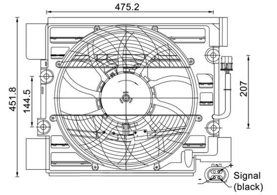 MAHLE Ventilator, condensor, airconditioning ACF 24 000S ACF 24 000S Ventilator, condensator airconditioning MAHLE FIAT GRANDE PUNTO