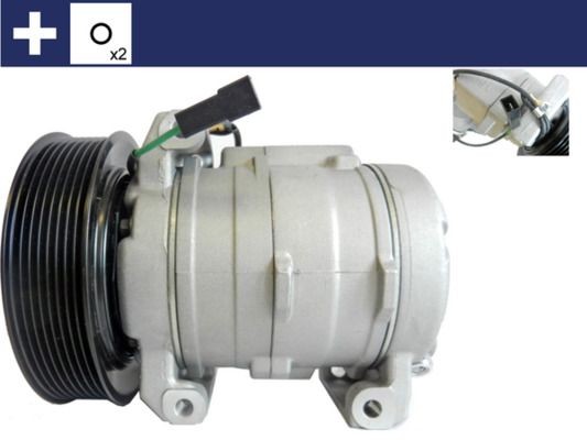 MAHLE Sprężarka klimatyzacji ACP 1167 000S Klimatyzacja Mercedes W203: Sprężarka klimatyzacji MAHLE ACP 1167 000S