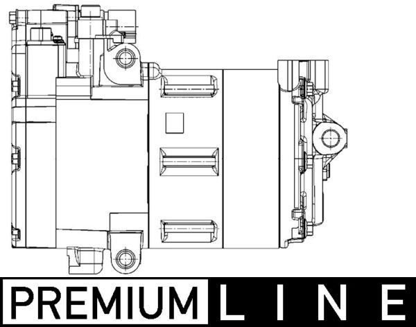 MAHLE Kliimakompressor ACP 1453 000P MAHLE ACP1453000P Kliimapump BMW G31 hind