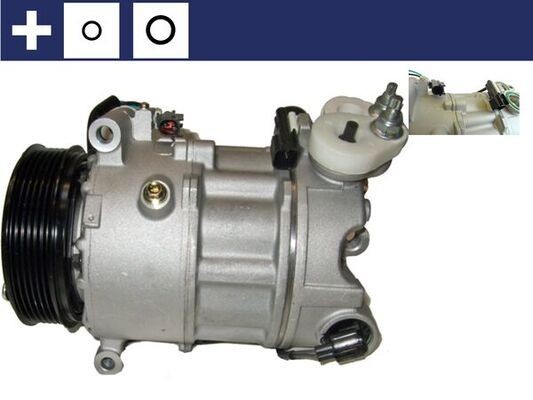 MAHLE Kompresor klimatizácie ACP 257 000S Sprężarka klimatyzacji MAHLE JAGUAR ACP 257 000S
