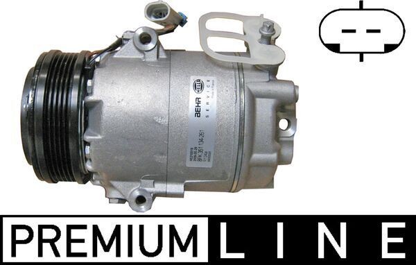 AC-kompressor MAHLE ACP 45 000P MAHLE ACP 45 000P: Kompressor till AC Opel COMBO 2024