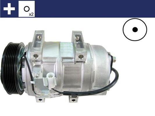 MAHLE Aircopomp ACP 803 000S Aircomotor MAHLE 740 ACP 803 000S goedkoop