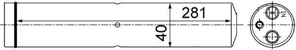MAHLE Tørker, klimaanlegg AD 102 000S MAHLE AD 102 000S Tørker, klimaanlegg LAND ROVER Range Rover Evoque (L551) 2.0 P250 4x4 250 hk 2020