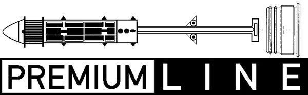 Kuivain, ilmastointilaite MAHLE AD 220 000P MAHLE AD 220 000P SEAT IBIZA 2004 Ilmastointi kuivain