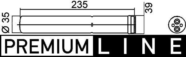 MAHLE Kuivain, ilmastointilaite AD 259 000P MAHLE AD 259 000P SUBARU Forester I (SF) ilmastoinnin kuivain vaihto hinta