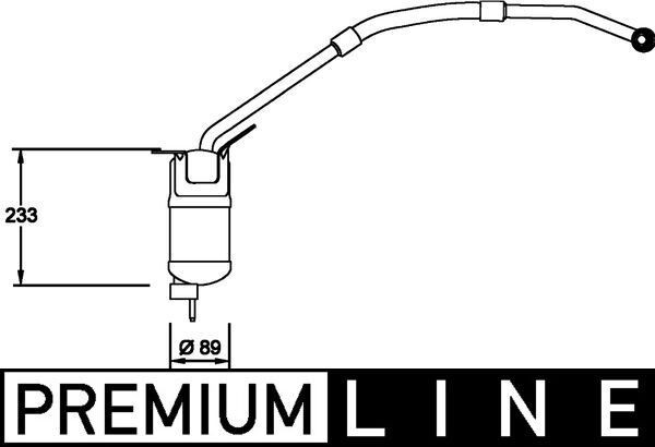 MAHLE Vysúżač klimatizácie AD 273 000P MAHLE AD 273 000P Osuszacz klimatyzacji Jaguar S Type x200 originálne cena