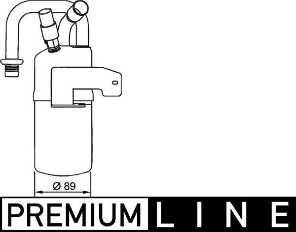 MAHLE Tørfilter aircondition AD 274 000P Tørfilter aircondition MAHLE MAVERICK AD 274 000P billig