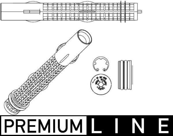 MAHLE Dryer, air conditioning AD 287 000P AD 287 000P MAHLE air conditioning dryer for CHRYSLER