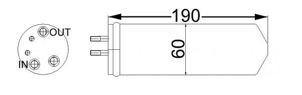 MAHLE AC-torkfilter AD 66 000S MAHLE AD 66 000S AC-torkfilter Stinger Skåpbil / Hatchback (CK) original