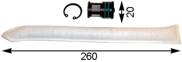 MAHLE Kuivain, ilmastointilaite AD 75 000S Toyota Auris e15 ilmastoinnin kuivain MAHLE AD 75 000S