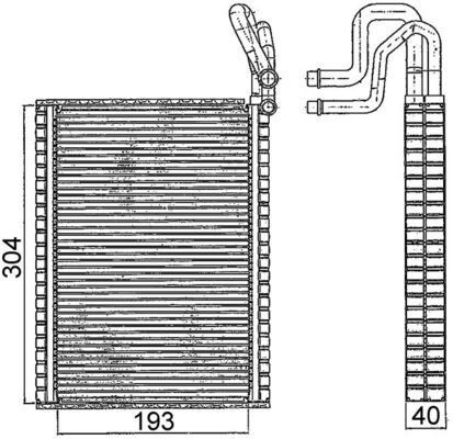 MAHLE Εξαεριωτής, σύστημα κλιματισμού AE 116 000S AE 116 000S Εξαεριωτής MAHLE SEAT AROSA