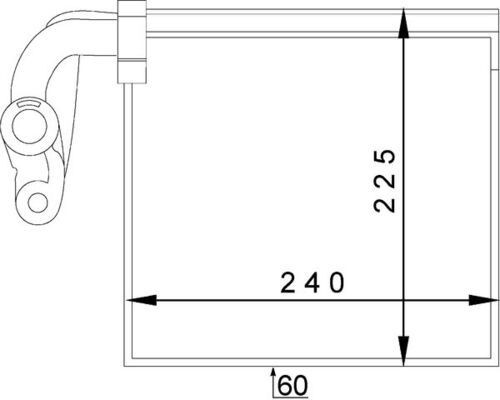 Evaporatore climatizzatore MAHLE AE 145 000P MAHLE AE 145 000P Evaporatore condizionatore Ford FOCUS 2021
