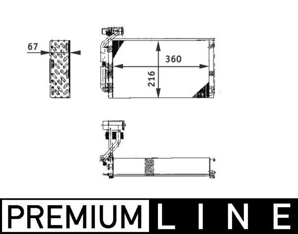 MAHLE Évaporateur de climatisation AE 61 000P MAHLE AE 61 000P Évaporateur de climatisation