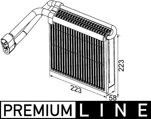 MAHLE Evaporatore climatizzatore AE 98 000P AE 98 000P Evaporatore climatizzatore MAHLE FORD KA costo