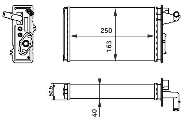 MAHLE Lämmityslaitteen kenno AH 141 000S hinta Alfa Romeo 901 Lämmityskenno AH 141 000S MAHLE