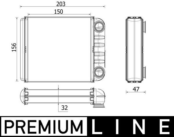 MAHLE Soojusvaheti, salongiküte AH 280 000P MAHLE AH 280 000P Salongi radiaator PEUGEOT BIPPER hind