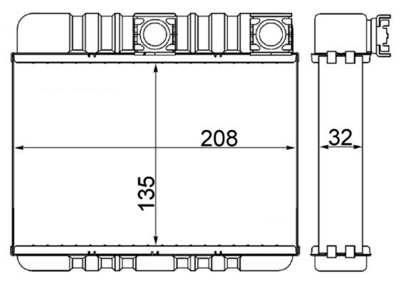 MAHLE Heater matrix AH 87 000S AH 87 000S MAHLE heater matrix for MAZDA BT-50