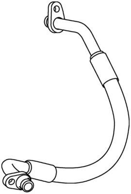 MAHLE High Pressure Line, air conditioning AP 100 000P MAHLE AP 100 000P genuine Opel INSIGNIA air conditioning pipe price