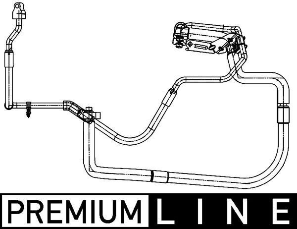 MAHLE Korkeapaine- / matalapainejohto, ilmastointilaite AP 110 000P MAHLE AP 110 000P BMW X2 ilmastointi letku hinta