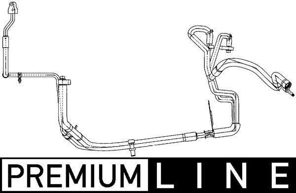 MAHLE Condotto d. bassa / alta pressione, Climatizzatore AP 113 000P AP 113 000P costo Tubo aria condizionata FIAT STILO MAHLE