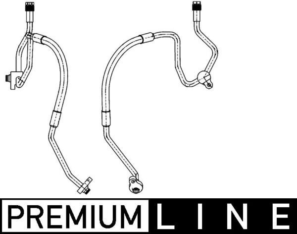 MAHLE Conduite à haute pression, climatisation AP 120 000P Mercedes-Benz GLC Flexible de clim MAHLE AP 120 000P