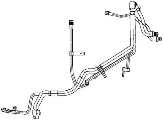 Høytrykks- / lavtrykksledning, klimaanlegg MAHLE AP 135 000P MAHLE AP 135 000P Ac rør FORD TRANSIT 2021
