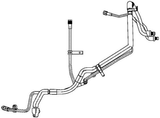 Varibelttrycksledning, klimatanläggning MAHLE AP 136 000P MAHLE AP 136 000P AC rör FORD TRANSIT 2003