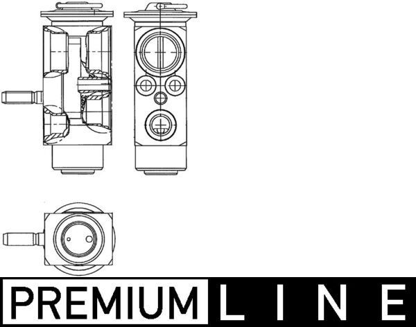 Expansionsventil, Klimaanlage MAHLE AVE 114 000P MAHLE AVE 114 000P: Expansionsventil Smart FORFOUR 2023