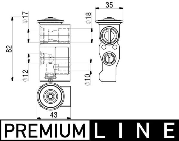 Expansieventiel airco MAHLE AVE 2 000P MAHLE AVE 2 000P: Expansieventiel airco Smart FORFOUR 2016